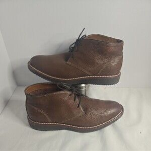 Johnston & Murphy Men's Upton Chukka Boots Dark Tan size 10M